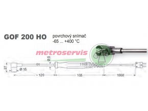 povrchový snímač GOF 200 HO