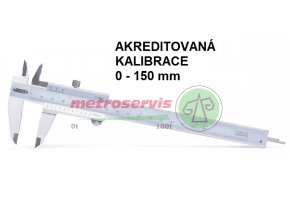 Akreditovaná kalibrace 0 150 mm