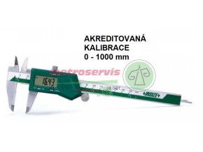 Akreditovaná kalibrace digitálního měřítka 0 1000 mm