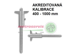 Akreditovaná kalibrace hloubkoměru 400 1000 mm