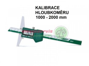 KALIBRACE digitalni hloubkomer 1000 2000 mm METROSERVIS