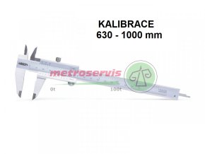 Kalibrace posuvek 630 1000 mm