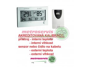 Akreditovaná kalibrace teploty a vlhkosti 2x