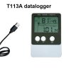 T113A teploměr, vlhkoměr s funkcí dataloggeru, USB
