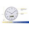 TFA 60.3048.02 Analogové nástěnné hodiny s digitálním teploměrem a vlhkoměrem Metroservis s.r.o.