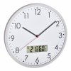 TFA 60.3048.02 Analogové nástěnné hodiny s digitálním teploměrem a vlhkoměrem Metroserevis