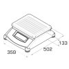 TEM ATA LCD do 60kg - bez nožky