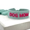 Náramek "DOG MOM" mint