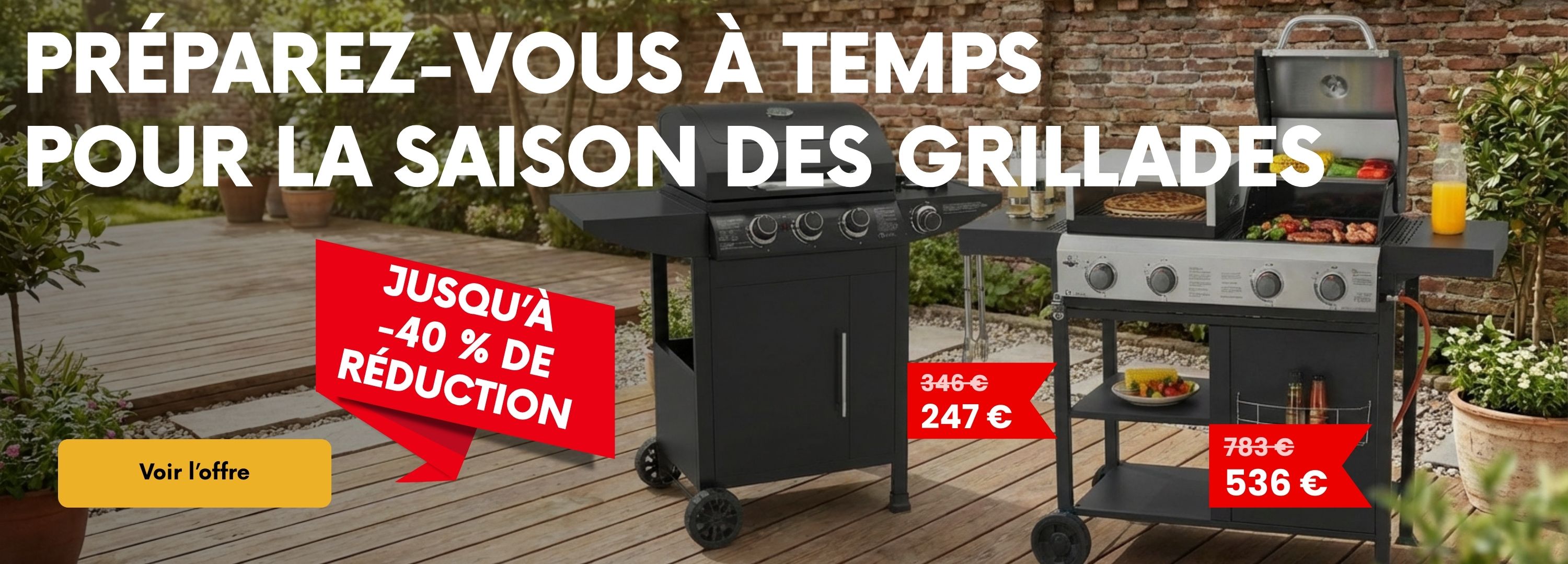 Préparez-vous à temps pour la saison des grillades