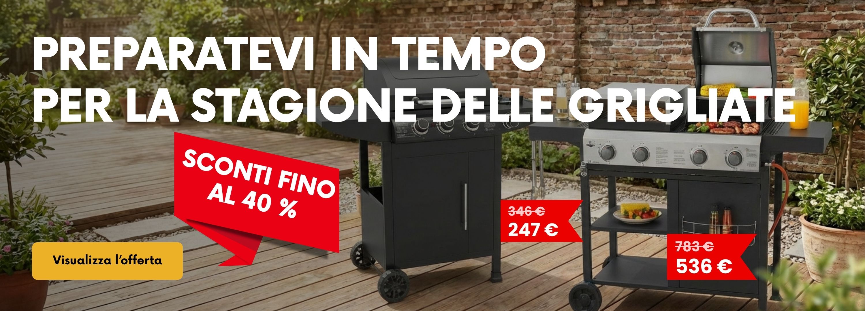Preparatevi in tempo per la stagione delle grigliate