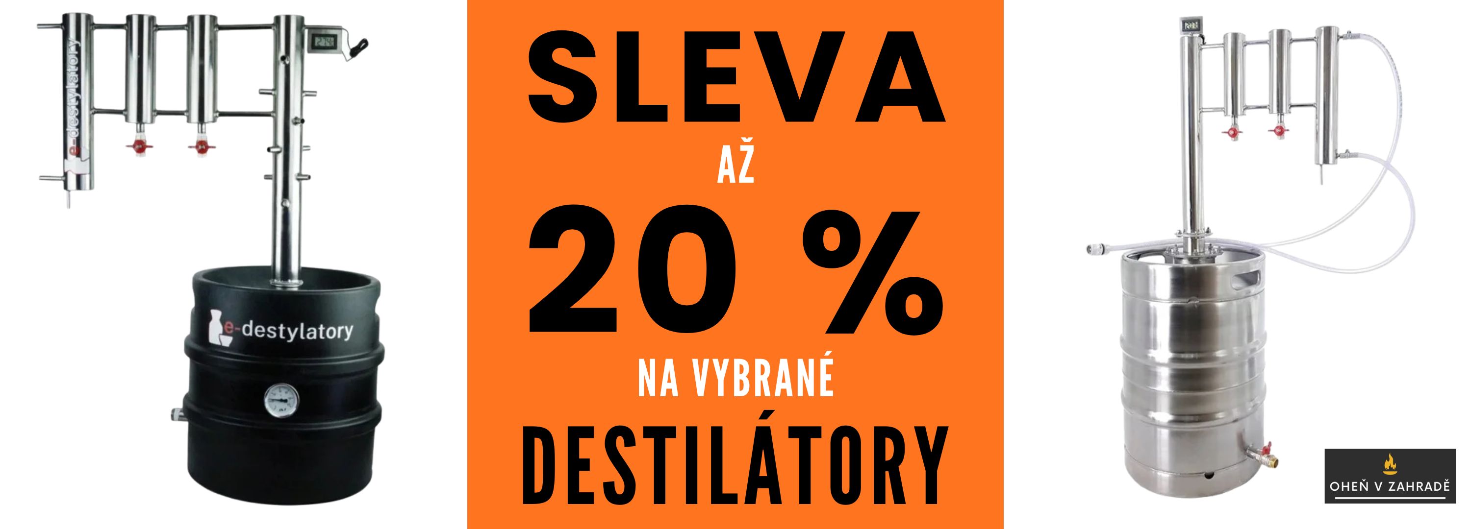 sleva destilátory