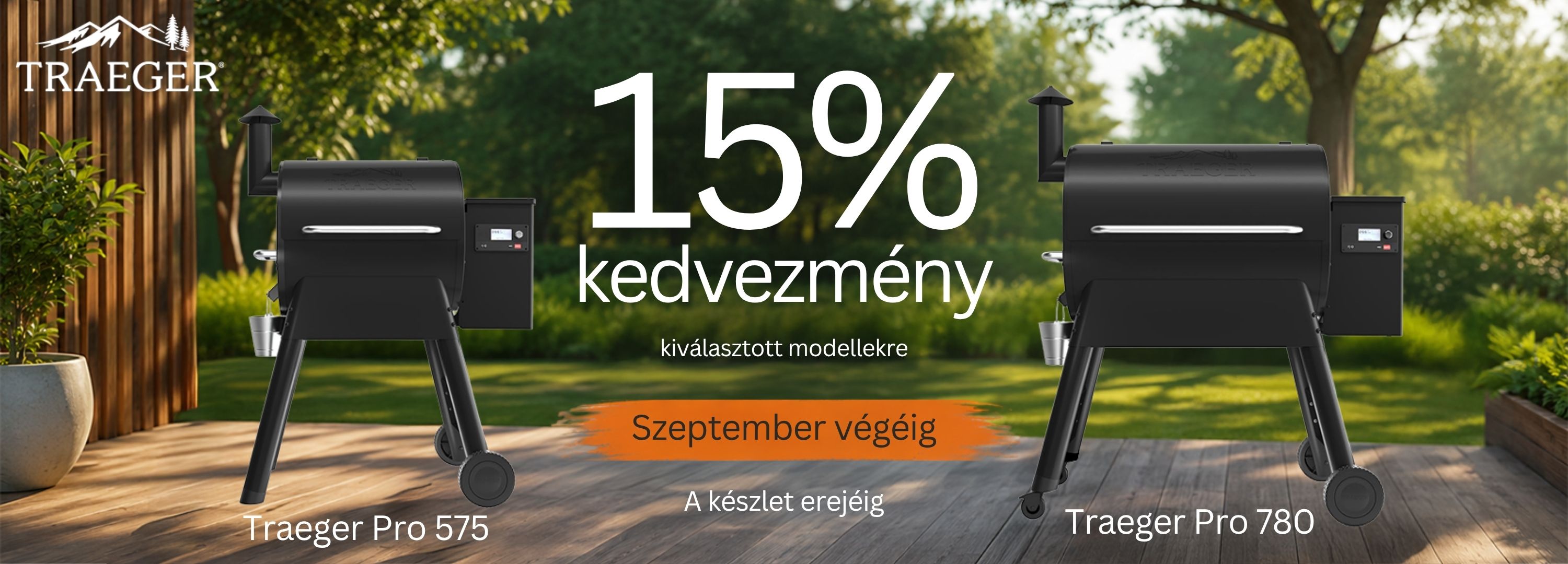 Traeger kedvezmény