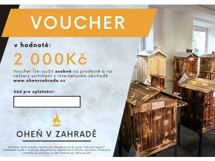 Tarjeta regalo - 2000 Kč