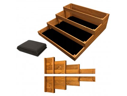 vyvyseny zahon ctyrpatrovy 120x120x40cm