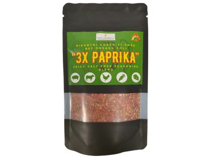 Spicy seasoning mix without salt “3x PAPRIKA” - 100 g