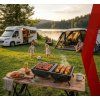 turisticky gril na drevene uhli kaminer 016