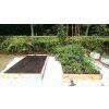Huerto elevado de madera natural - 120 x 80 x 20 cm