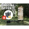 Wooden Smoker with Fittings - XXXL Unburnt Impregnated