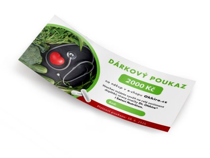 Dárkový voucher 2 000 Kč