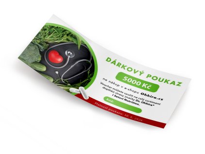 Dárkový voucher 5 000 Kč