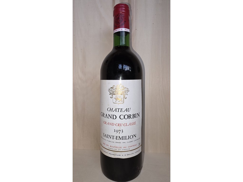 Chateau Grand Corbin - Saint Emilion - Grand Cru Classé - vintage 1973