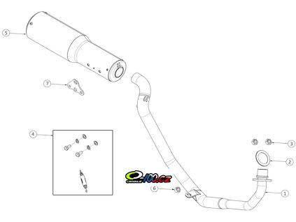 Sada výfuku Ohvale GP-0 190/212