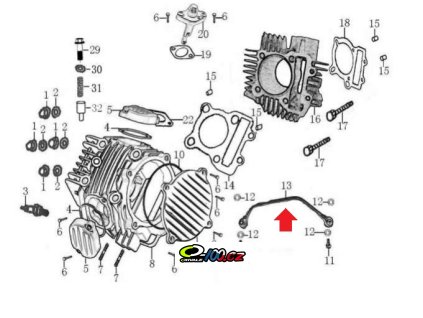 Potrubí motorového oleje 160 4S