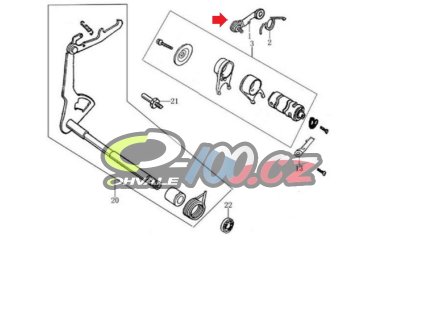 Zarážka převodu Ohvale 160