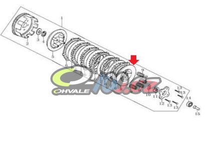 Přítlak spojky 160 4S
