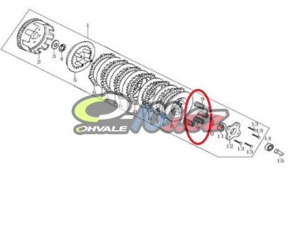 Sada pružin spojky 160 4S