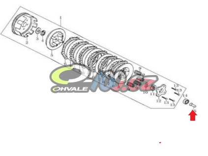 Tlačítko spojky 160 4S