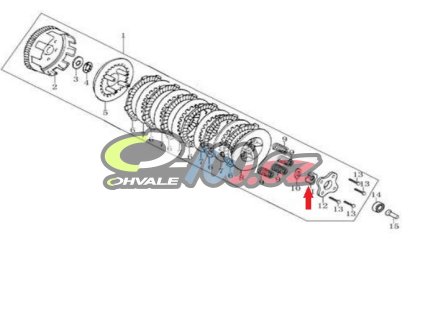 Spojkový kroužek 160 ZS
