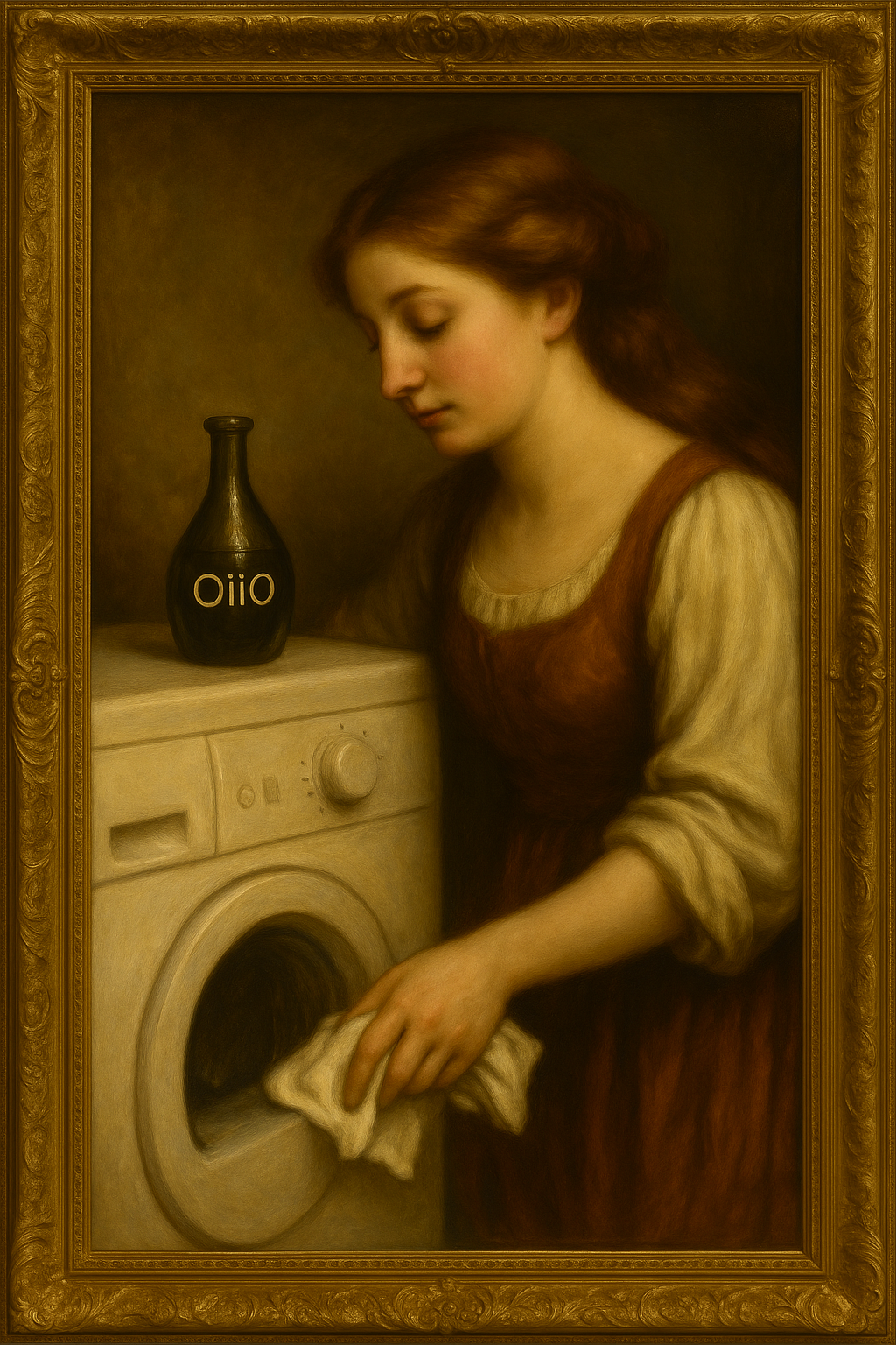 Utieranie povrchu práčky