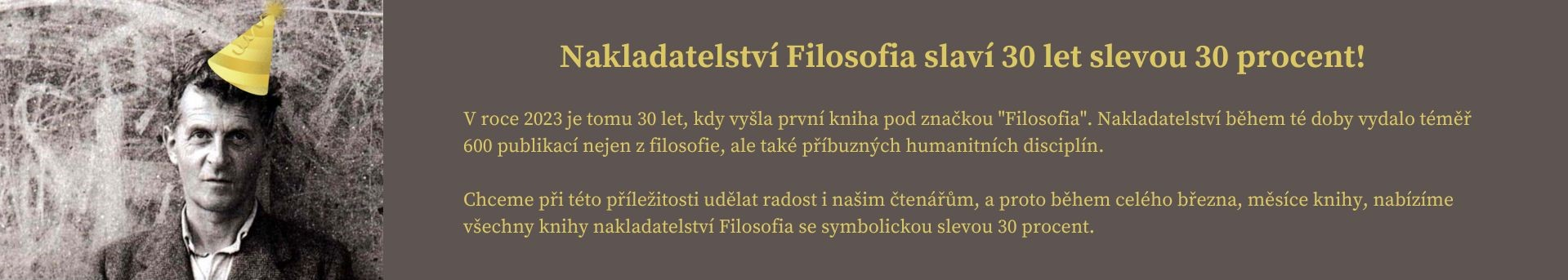 30 let nakladatelství Filosofia