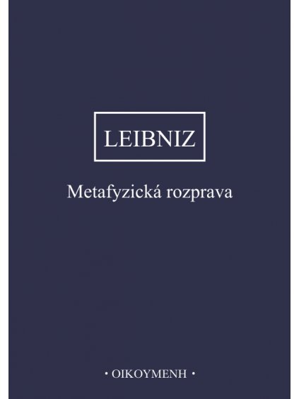 Metafyzická rozprava (forma tištěná)