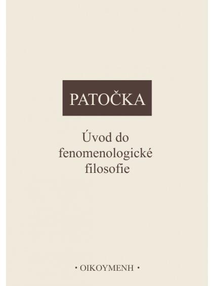 Úvod do fenomenologické filosofie (forma tištěná)