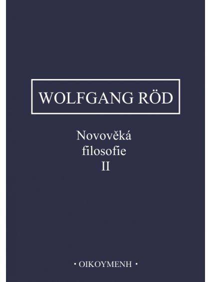 Novověká filosofie II (forma tištěná)