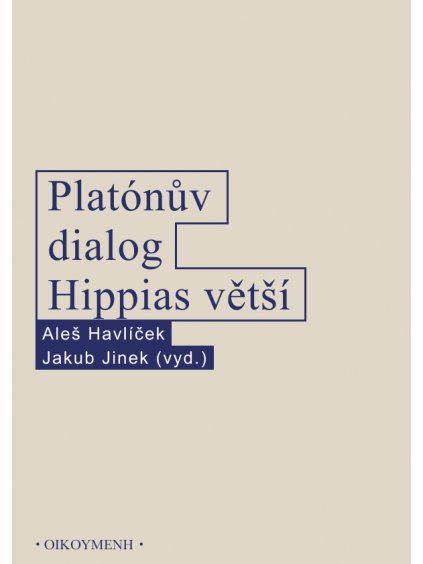Platónův dialog Hippias větší (forma PDF)
