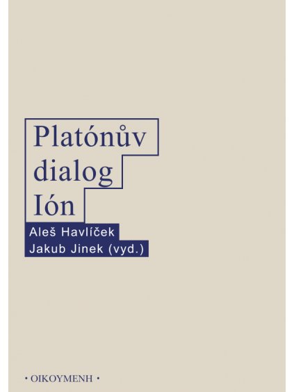 Platónův dialog Ión (forma PDF)