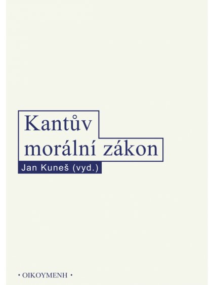 Kantův morální zákon (forma tištěná)