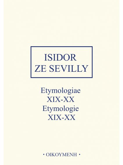 Etymologie XIX-XX (forma tištěná)