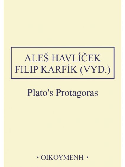 Plato s Protagoras