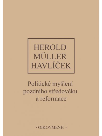 Dějiny politického myšlení II/2 (forma tištěná)