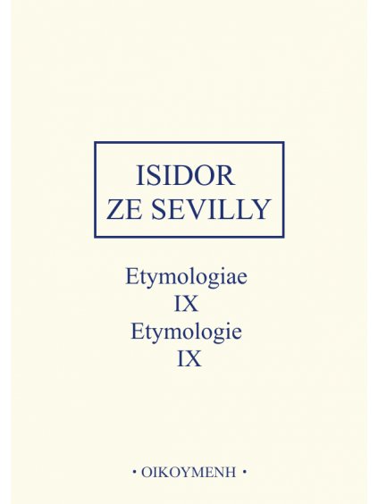 Etymologie IX (forma tištěná)