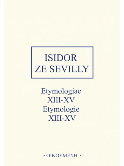 Etymologie XIII-XV (forma tištěná)
