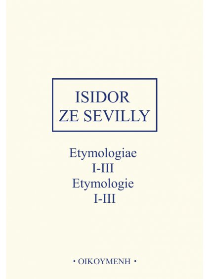 Etymologie I-III (forma tištěná)