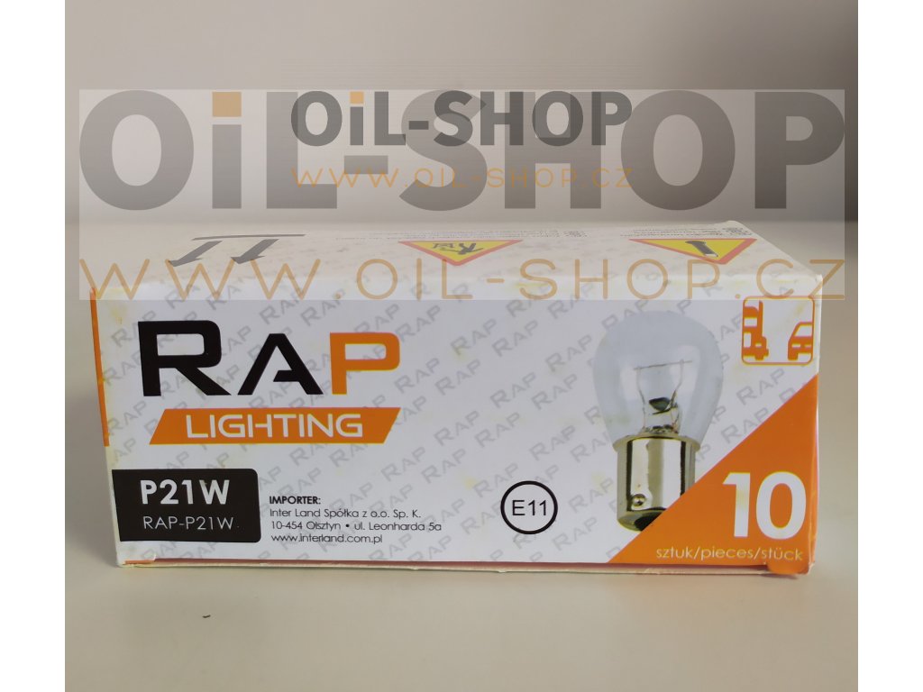 RAP Lighting 12V P21W