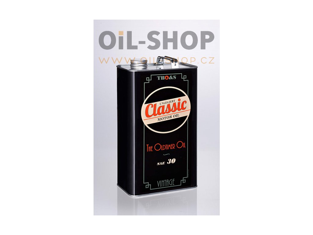 TBO Motorový Olej Classic Oil SAE 30 Nelegované 5L