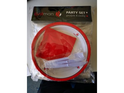 Párty set pro 4 osoby