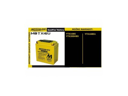 MOTOBATT 12V/19AH MBTX16U